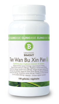 Gamme pharmacopée chinoise - Tian Wan Bu Xin Pian